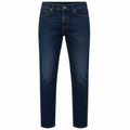Dark Indigo Straight-Fit Denim Jeans | Koudurty