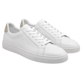 Premium White Leather Low-Top Trainers | Koudurty